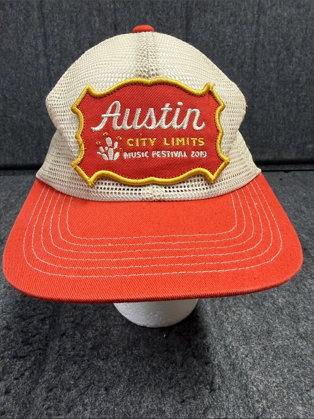 Howler Brothers Austin City Limits 2019 Cream and Red Mesh Trucker Hat